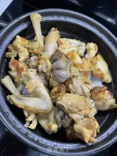 Make Wen toad chicken step 3