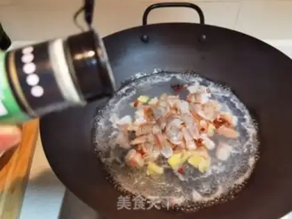 Make Shrimp cucumber cucumber gin mushrooms step 5