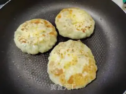 Make radish pancakes step 17