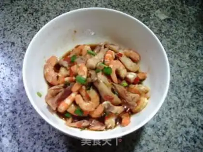 Make The shrimp pheasant makes the musk step 15
