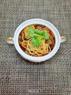 Make Tomato oxen noodles step 16