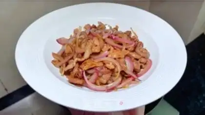 Make Onion fried meat step 9