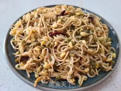 Make Green bean sprouts and tofus step 3