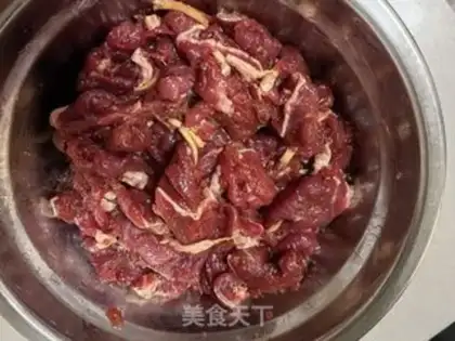 Make Air-cooked beef step 2