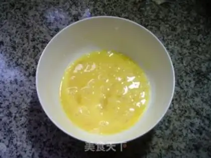 Make Mushroom eggs and vegetables step 6