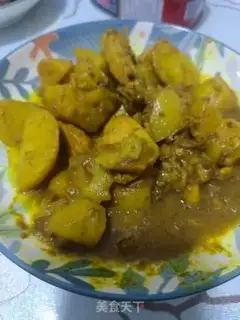 Make Curry chicken potatoes step 11
