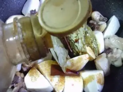 Make A chicken piece step 5