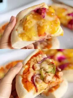 Make Two homemade deep pizzas step 10