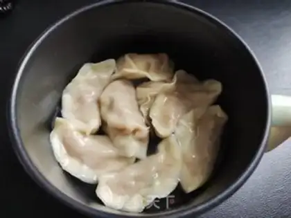 Make Pumpkin meat dumplings step 7