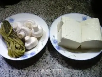 Make Pickles, mushrooms, tofu step 0