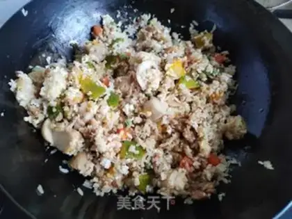 Make Pumpkin rice step 8