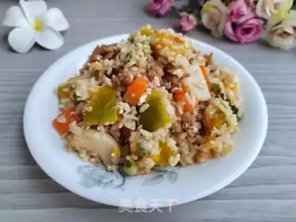 Make Pumpkin rice step 9