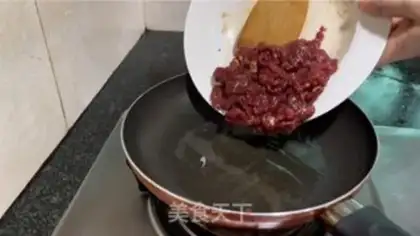 Make Celery garlic beef step 6