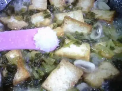 Make Pickles, mushrooms, tofu step 6