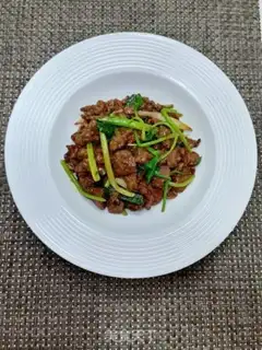 Make Celery garlic beef step 12