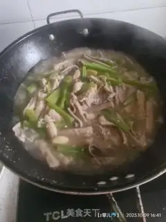 Make White oil belly step 5