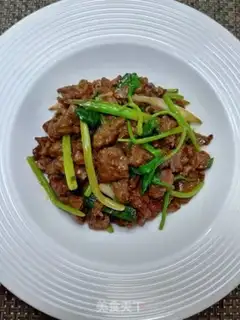 Make Celery garlic beef step 13