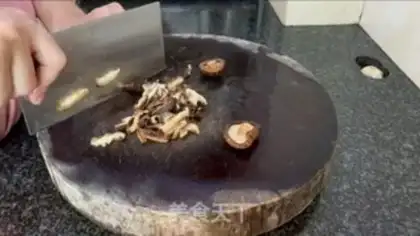 Make Blue salami fried rice step 3
