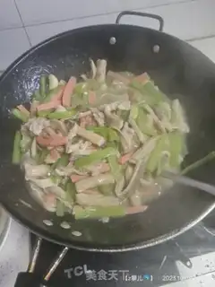 Make White oil belly step 7