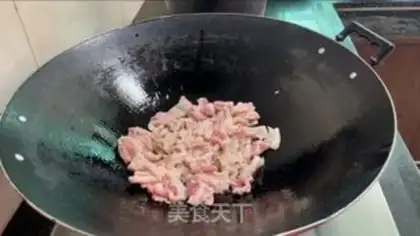 Make Blue salami fried rice step 5