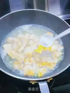 Make Tofu egg soup step 7