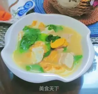 Make Tofu egg soup step 9
