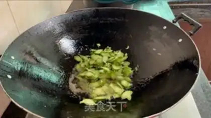 Make Blue salami fried rice step 9