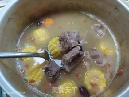 Make Dragonbone carrot corn soup step 5