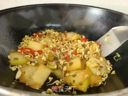 Make The green bean sprouts step 3