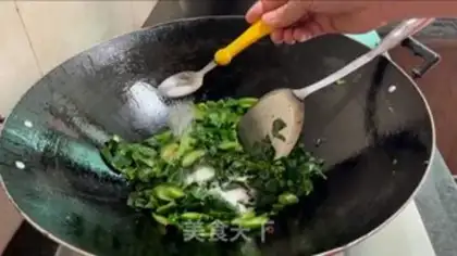 Make Blue salami fried rice step 11