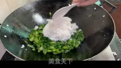 Make Blue salami fried rice step 12