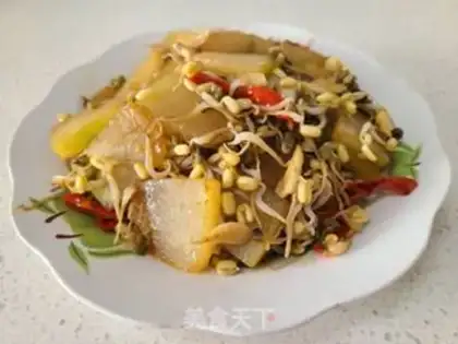 Make The green bean sprouts step 4