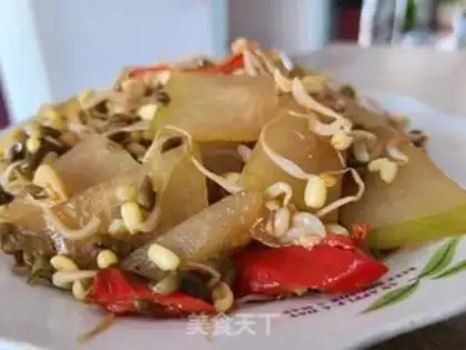 Make The green bean sprouts step 5