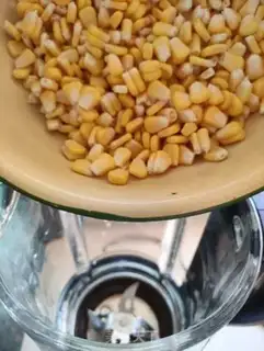 Make Fresh corn paste step 3
