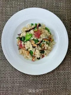 Make Blue salami fried rice step 15