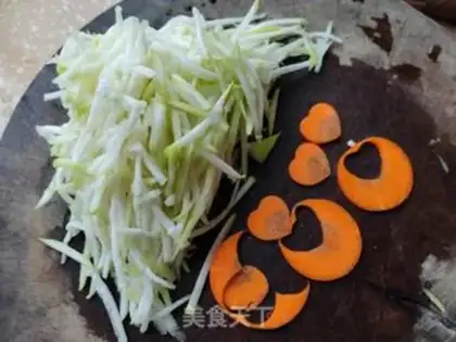 Make Egg meat and Tommy powder step 1