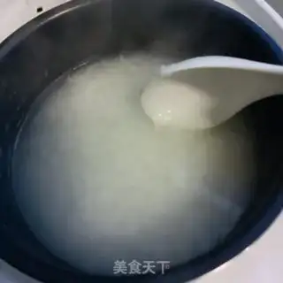 Make Smelt shrimp congee step 8