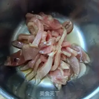 Make The abalone fried Dutch beans step 3