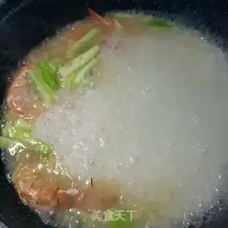 Make Smelt shrimp congee step 9