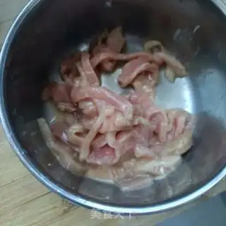 Make The abalone fried Dutch beans step 5