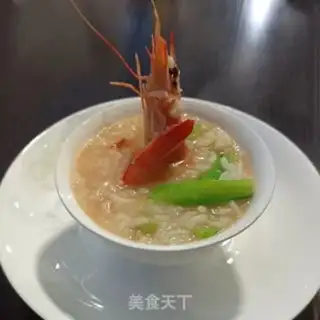 Make Smelt shrimp congee step 12