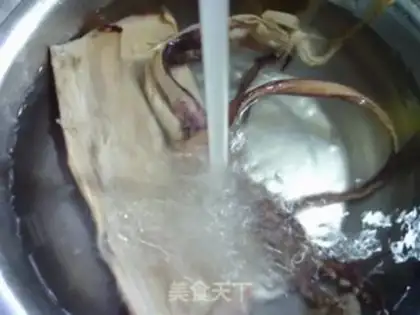Make Squid meat step 2