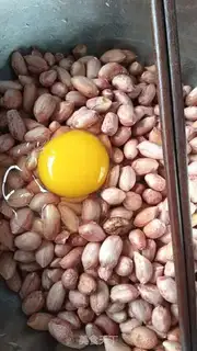 Make Frozen peanut rice step 0