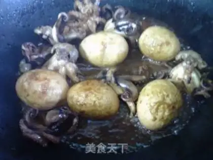 Make Tiger-skinned eggs on the lookout step 10