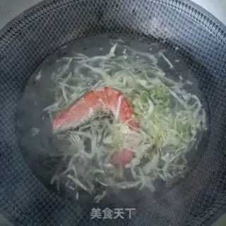Make Black tiger shrimp hot noodles step 10