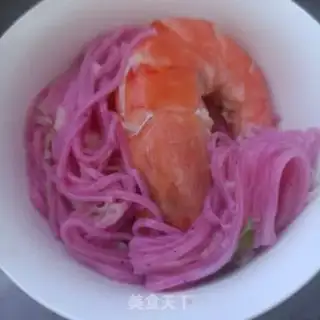Make Black tiger shrimp hot noodles step 14