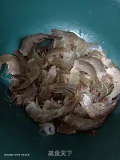 Make Garlic golden mushroom fan shrimp step 0