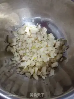 Make Garlic golden mushroom fan shrimp step 4