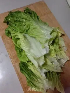 Make Pelican garlic lettuce step 0