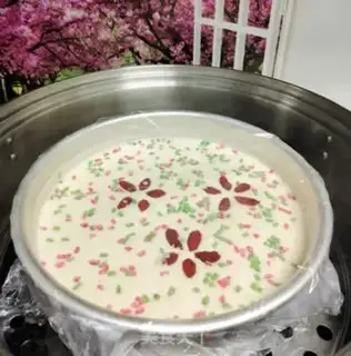 Make Delicious steam cake step 13